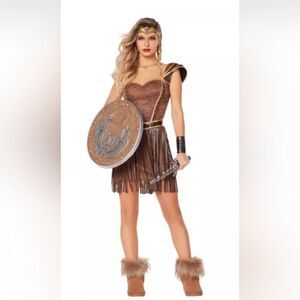 Adult Warrior Queen Costume Size Small